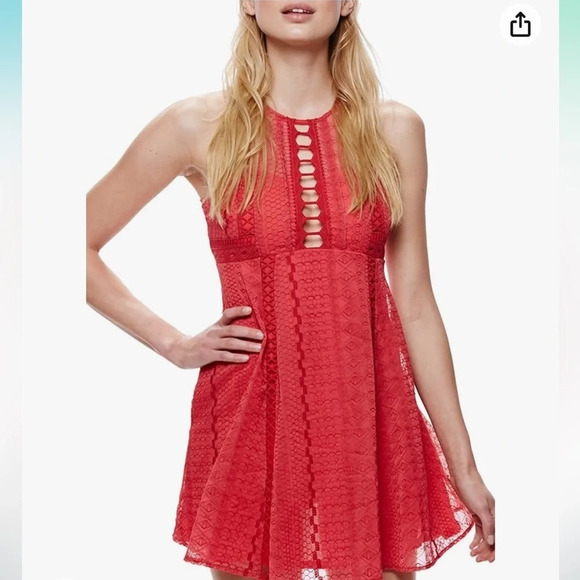 Free People Wherever You Go Mini Dress - Picture 1 of 6
